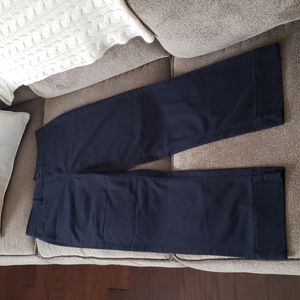 Loft navy blue cropped chino pants